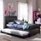 Baxton Studio Hevea Twin Size Solid Wood Platform Bed with Guest Trundle Bed 125-6816 - alternate 3